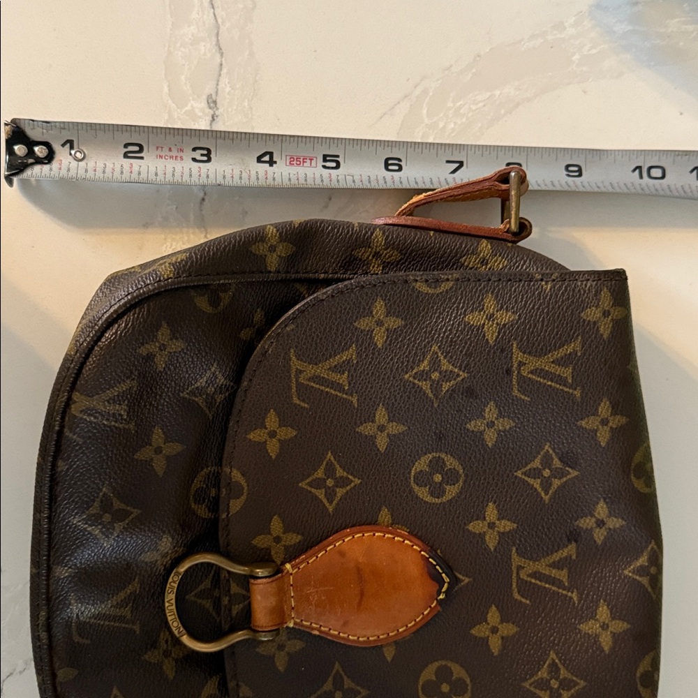 Louis Vuitton Brown and Tan Monogram Crossbody Bag - Picture 6 of 9